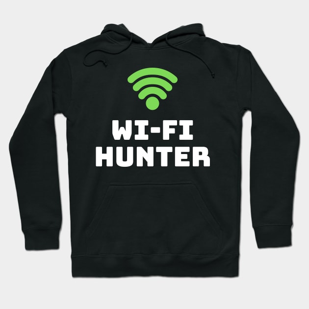 WI-FI hunter computer science funny Hoodie by Science Puns